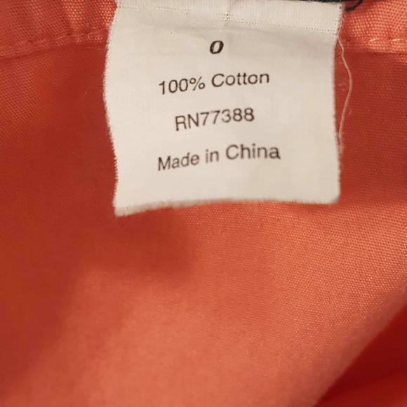 J Crew Coral Size 0 Ruffle Trim Spring Dress - Picture 7 of 8